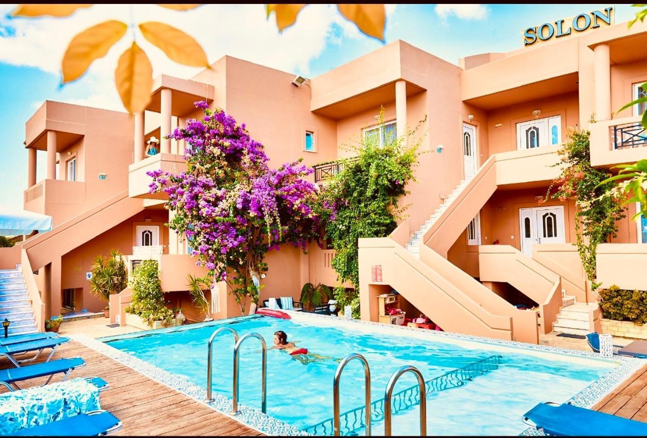 Solon Apartments Maleme Dış mekan fotoğraf